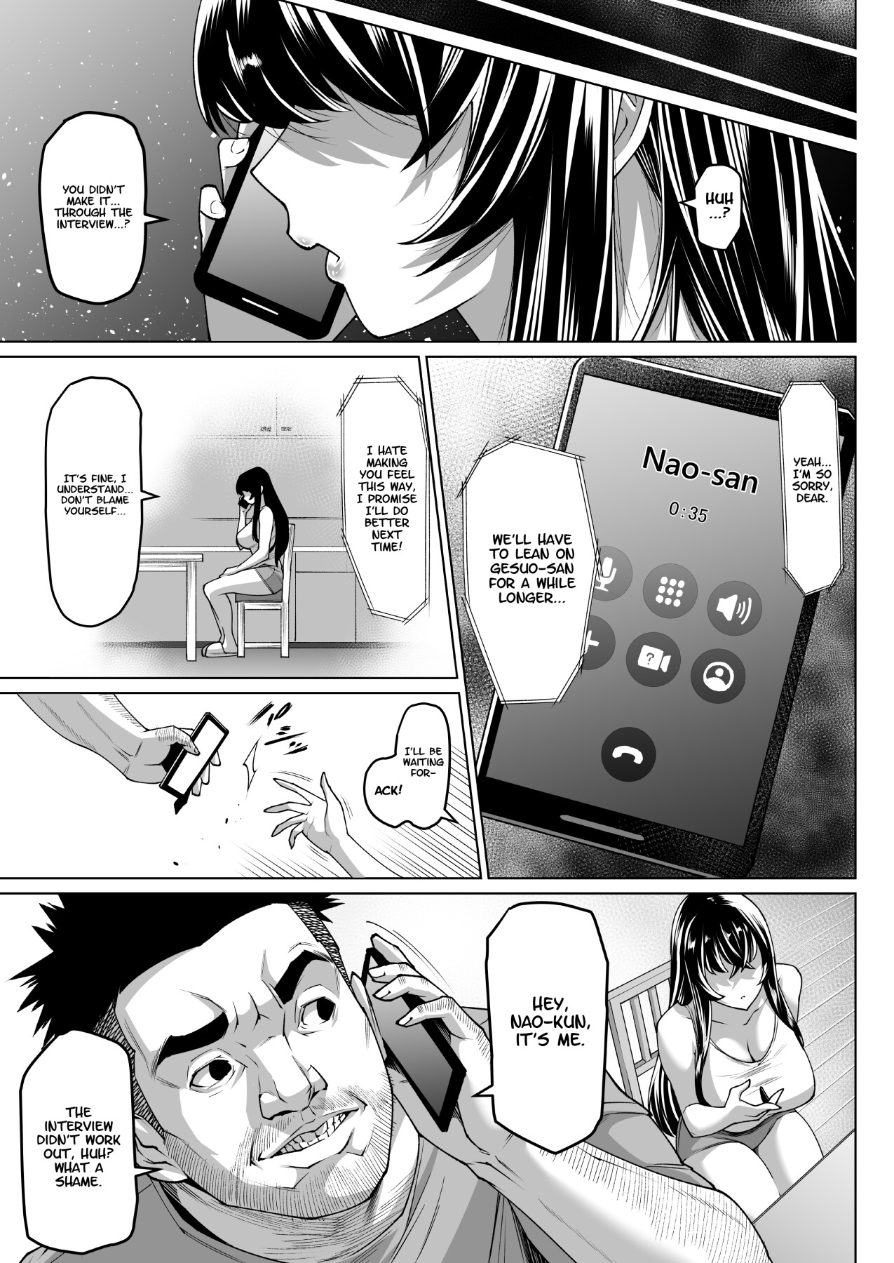 Hentai Manga Comic-Big breasted cow mom cuckold farm Mana Ushio 34 years old ~ Mother who was impregnated and kept as a livestock ~ 1-Read-47